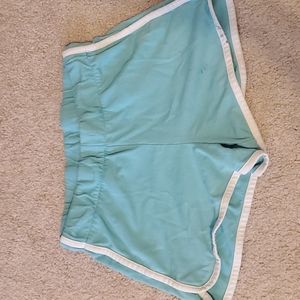 Old navy turquoise comfy shorts in a youth large
